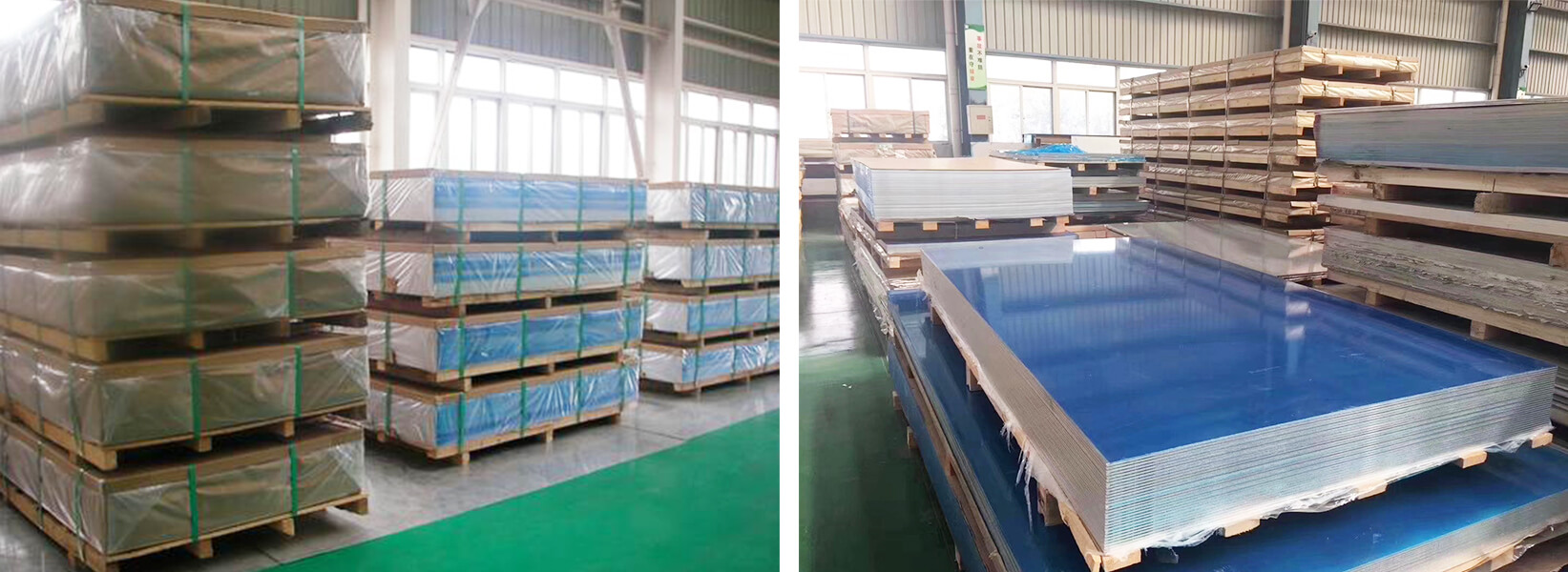 Extensive inventory of aluminum materials ensuring rapid 5-10 workdays delivery