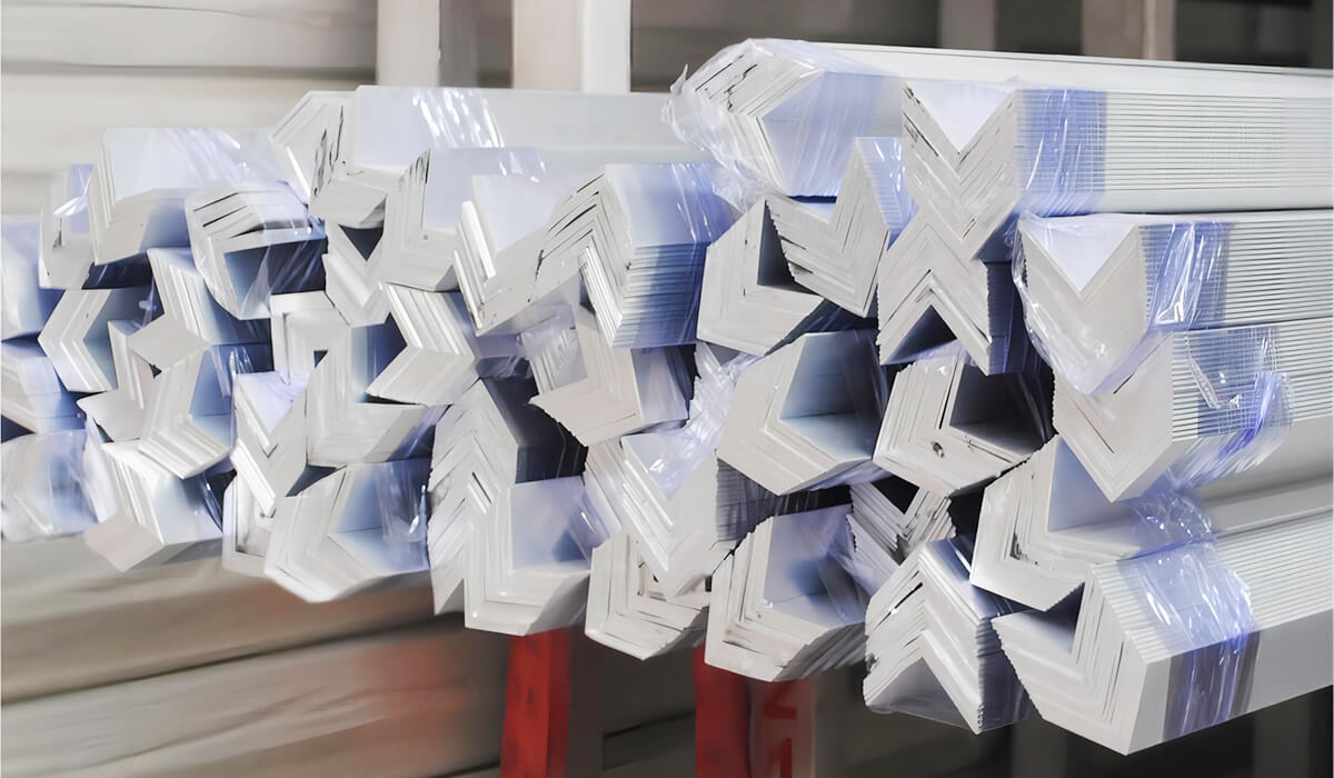 Bulk vessel and container loading of aluminum profiles